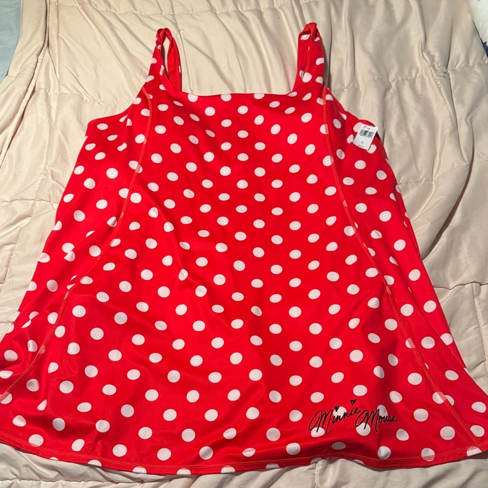 NWT Minnie Mouse Athletic Dress 2X